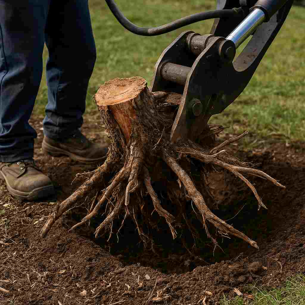 Tree Root Removal: Why It’s Essential After Tree Cutting